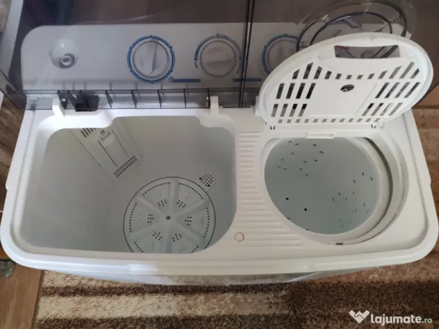 Mașină de spălat rufe semiautomata cu storcător Vortex