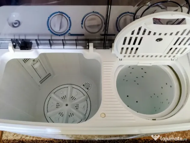 Mașină de spălat rufe semiautomata cu storcător Vortex