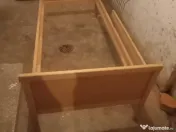 Cadru pat lemn natur plus somieră fag 