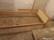 Cadru pat lemn natur plus somieră fag 