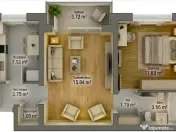 Schimb Apartament 2 camere Obor cu 3 sau casa 