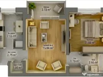 Schimb Apartament 2 camere Obor cu 3 sau casa