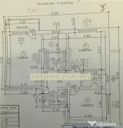 Apartament 3 camere, renovat, in Ploiesti, zona Republicii. 