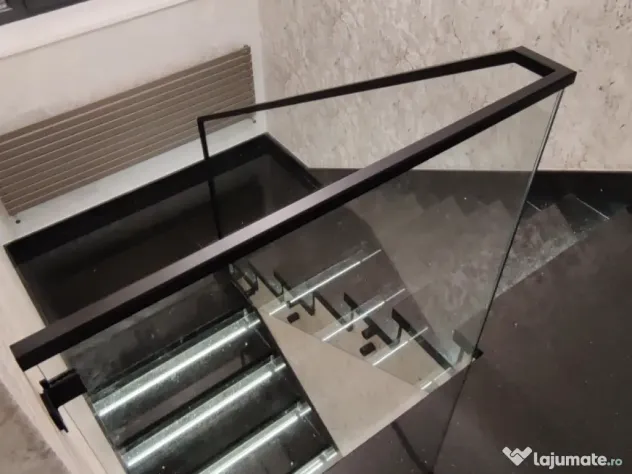 Balustrade interioare din sticla securizata