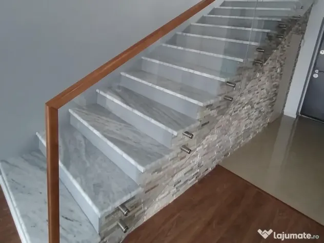 Balustrade interioare din sticla securizata