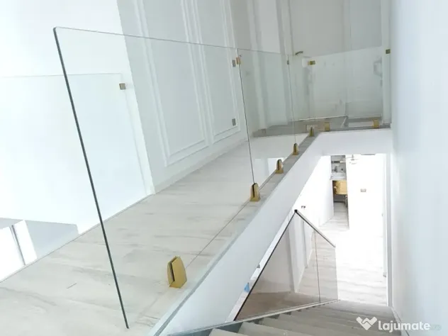 Balustrade interioare din sticla securizata