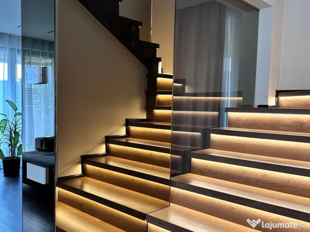Balustrade interioare din sticla securizata