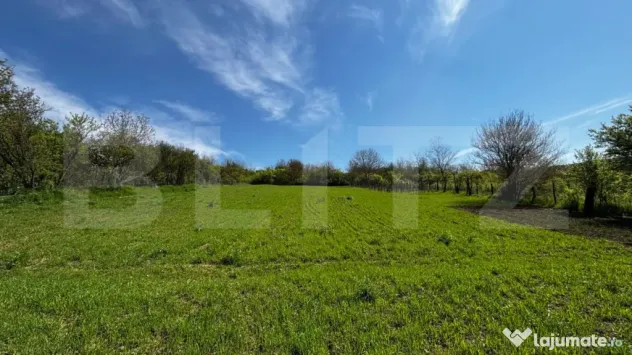 Casă de vacanță, 4200 mp teren, panoramă superbă, sat
