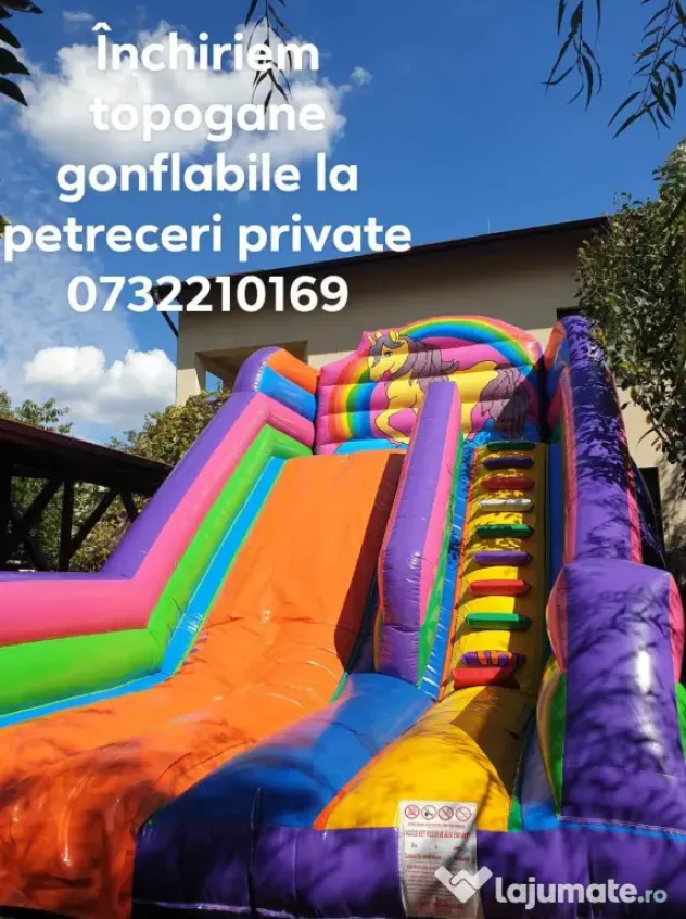 Închiriez Topogan Gonflabil