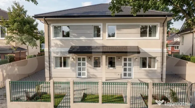 Duplex modern, 4 camere, 102 mp utili, teren 378 mp