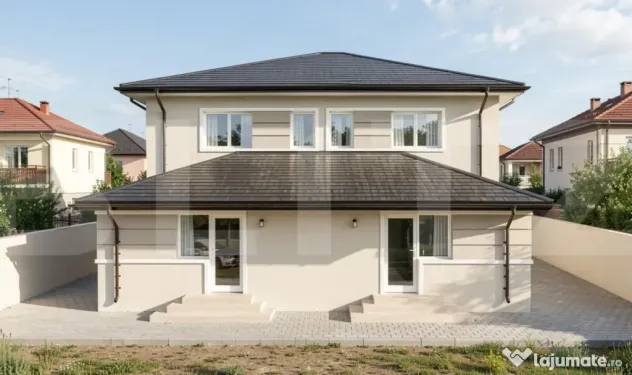 Duplex modern, 4 camere, 102 mp utili, teren 378 mp