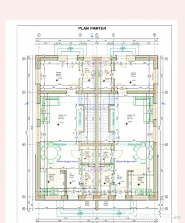 Duplex modern, 4 camere, 102 mp utili, teren 378 mp