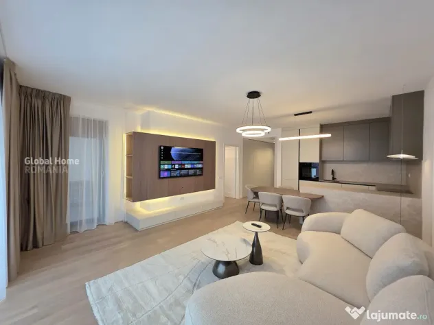 First Rent - Designer Finishes | 2 Rooms + Parking | Pipera