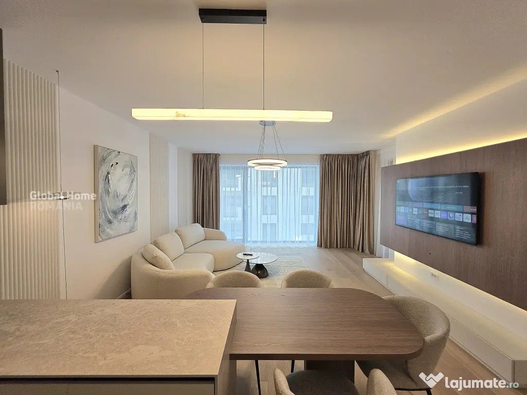 First Rent - Designer Finishes | 2 Rooms + Parking | Pipera