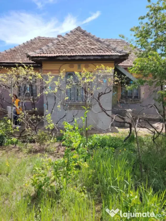Casă de vânzare în comuna Caraula – 65 mp, teren genero