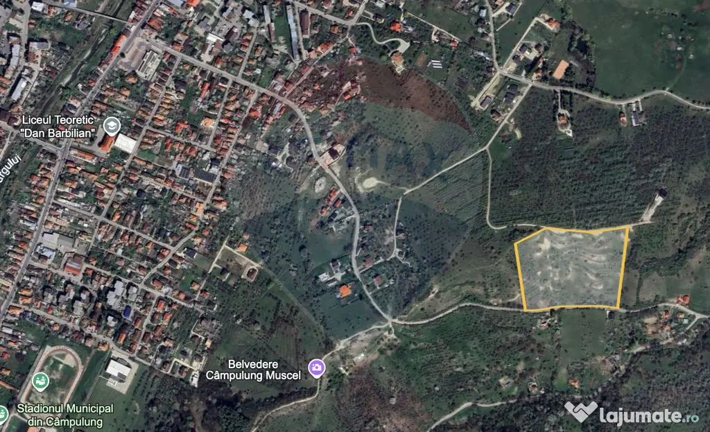 Teren de vânzare in Campulung-Muscel - 33598 mp