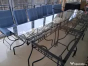 Set mobilier de exterior din fier forjat 