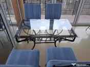 Set mobilier de exterior din fier forjat 