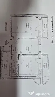 Vand apartament 2 camere decomandat in Deva, I. Maniu, etaj 3, mobilat 