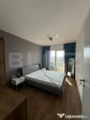 Apartament 2 camere, mobilat-utilat, 3 balcoane, 75.64 mp, 