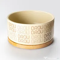 Bol Beige Signature BRAUBRAU pentru Câini și Pisici 