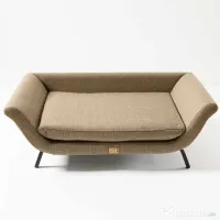Canapea Bej - Retro BRAUBRAU pentru Câini și Pisici 