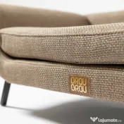 Canapea Bej - Retro BRAUBRAU pentru Câini și Pisici 