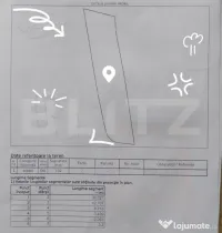 Teren intravilan, 732 mp, pretabil construcții, zona Burduj 