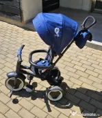 Tricicleta pliabila pentru copii Rito Plus, Albastru, 12-36 luni, Qplay