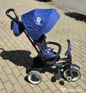 Tricicleta pliabila pentru copii Rito Plus, Albastru, 12-36 luni, Qplay 