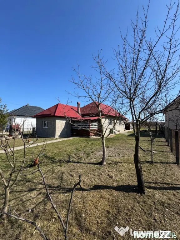 Casă 2022 în Hideaga, 80 mp utili, teren 14 ari, garaj, mo