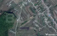 Teren intravilan, 8600 mp, cu doua fronturi stradale, Chinte 
