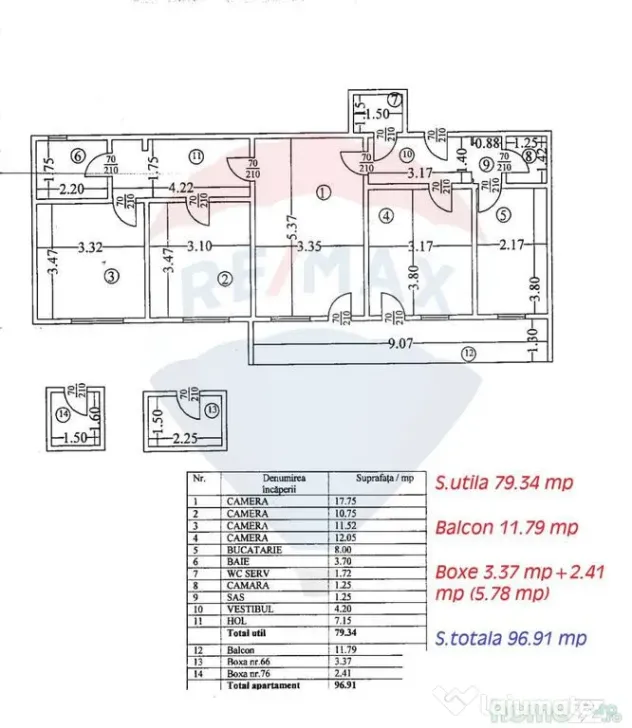 Apartament de vânzare 3 - 4 camere Zona P-ta Unirii Cons...