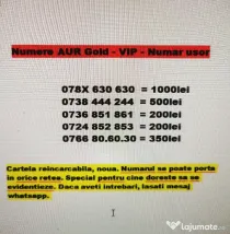 Număr Aur - Număr ușor - VIP