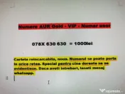 Număr Aur - Număr ușor - VIP 