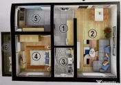 Apartament 2 camere, decomandat - zona Sanpetru 