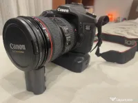 Canon EOS 40D + Grip + Obiectiv EF 24 - 105mm f/4L  IS USM + 2 Acumulatori 