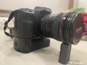 Canon EOS 40D + Grip + Obiectiv EF 24 - 105mm f/4L  IS USM + 2 Acumulatori 
