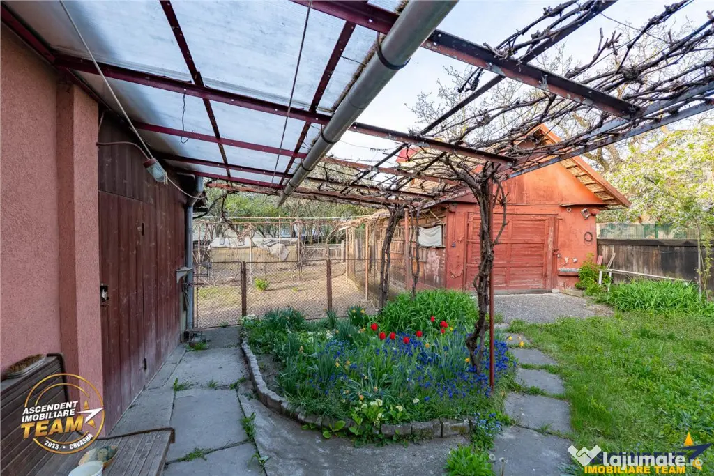 Casa in inima statiunii Covasna, cu gradina, vie si pomi fru