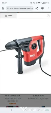 Ciocan rotopercutor Nou FLEX CHE 4-32 SDS-plus 