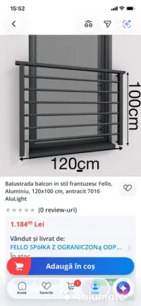 Balcon în stil franțuzesc 