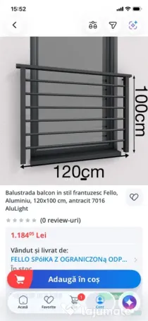 Balcon în stil franțuzesc