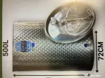 Vand cisterna inox cu capac flotant și fund plan – ARIA Pe