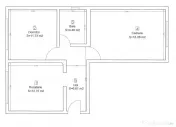 Apartament 2 camere decomandate, 52.27 mp – Între Lacuri 