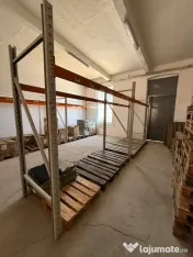Rafturi metalice pentru paleti, capacitate 2.400kg