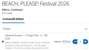 Bilete Beach Please, Nibiru, Costinesti General Access 5 zile, 8-12 Iulie 2026 