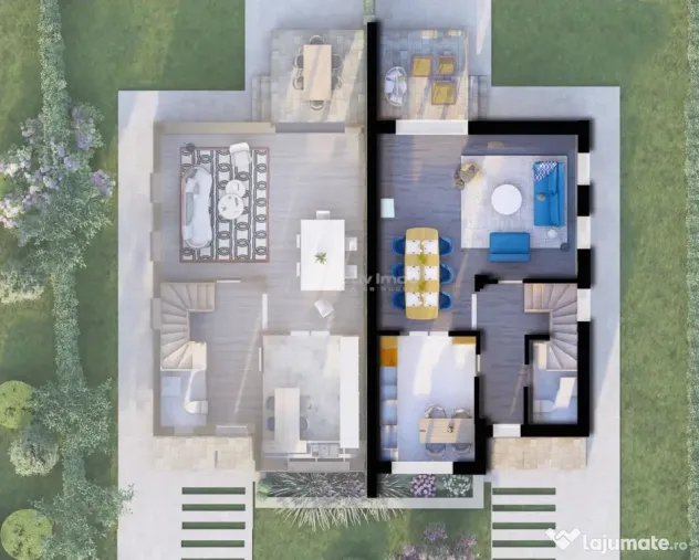 Duplex 4 camere-Buda-Pereti dublii tencuiti-Toate utilitatil