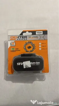 Acumulator Dexter Power 18V 5Ah Li-Ion – Nou, sigilat