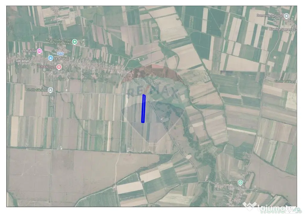 Teren extravilan 11,132 mp, Săcădat, de vânzare - Sacadat (Bihor)