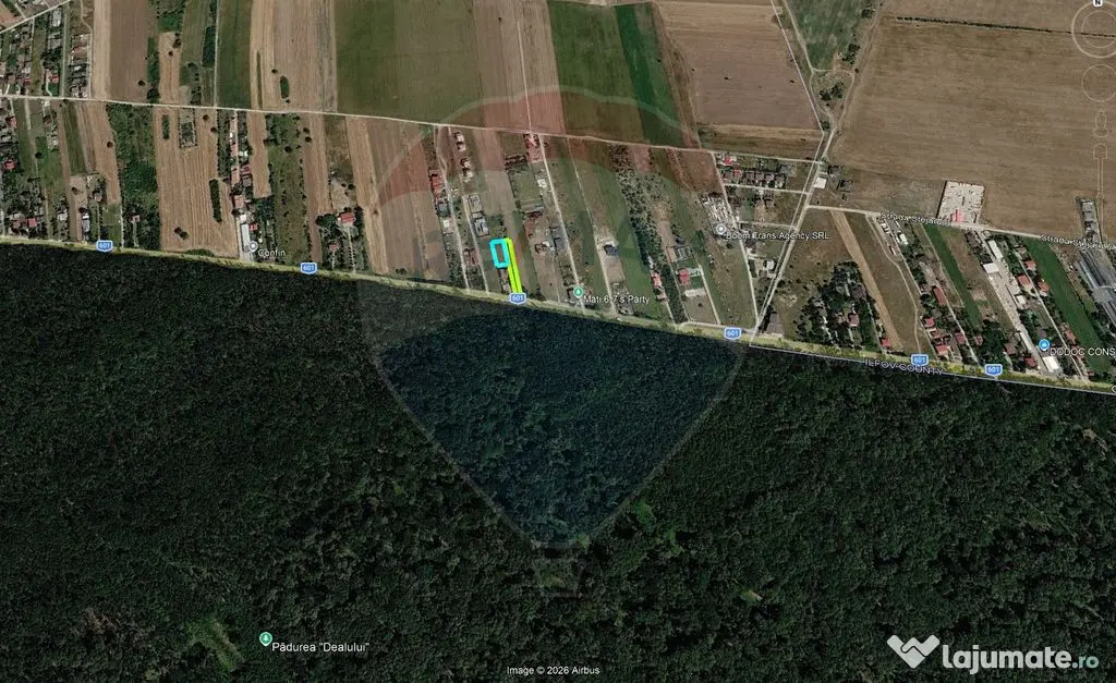 Teren intravilan, langa padure, 752 mp, Bolintin-Deal